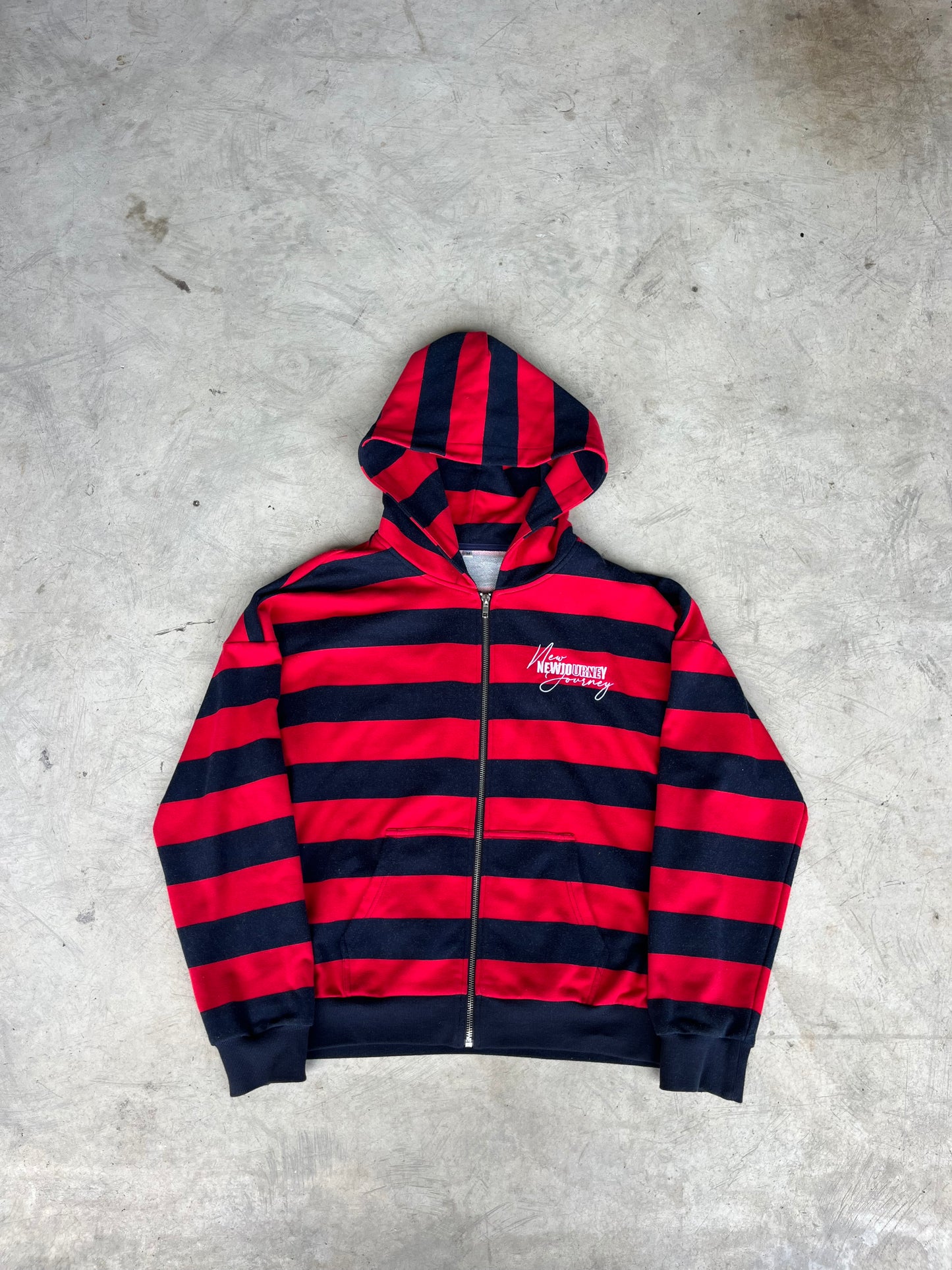 BY HIS STRIPES ZIP UP