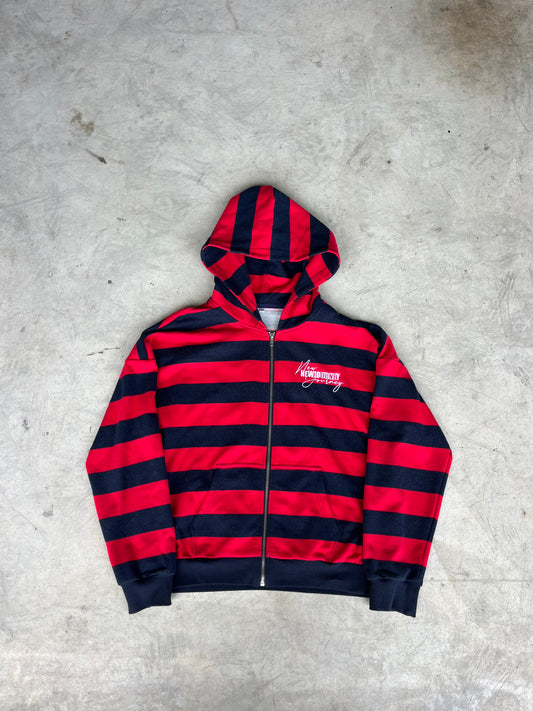 BY HIS STRIPES ZIP UP